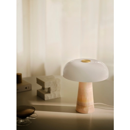 Lampa stołowa marmurowa podstawa Glossy NO2520015057 - Design for The People